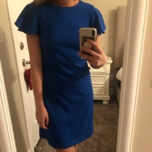 Blue Calvin Klein dress